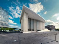Aussenaufnahme Philharmonie Luxemburg, Architekturfotografie